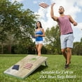 thumbnail image 5 of GSE Games & Sports Expert Set of 8 Weather Resistant Regulation Size and Weight Bean Bag Cornhole Beanbags for Cornhole Toss Games, Backyards Game (Stars Stripes Flag), 5 of 8