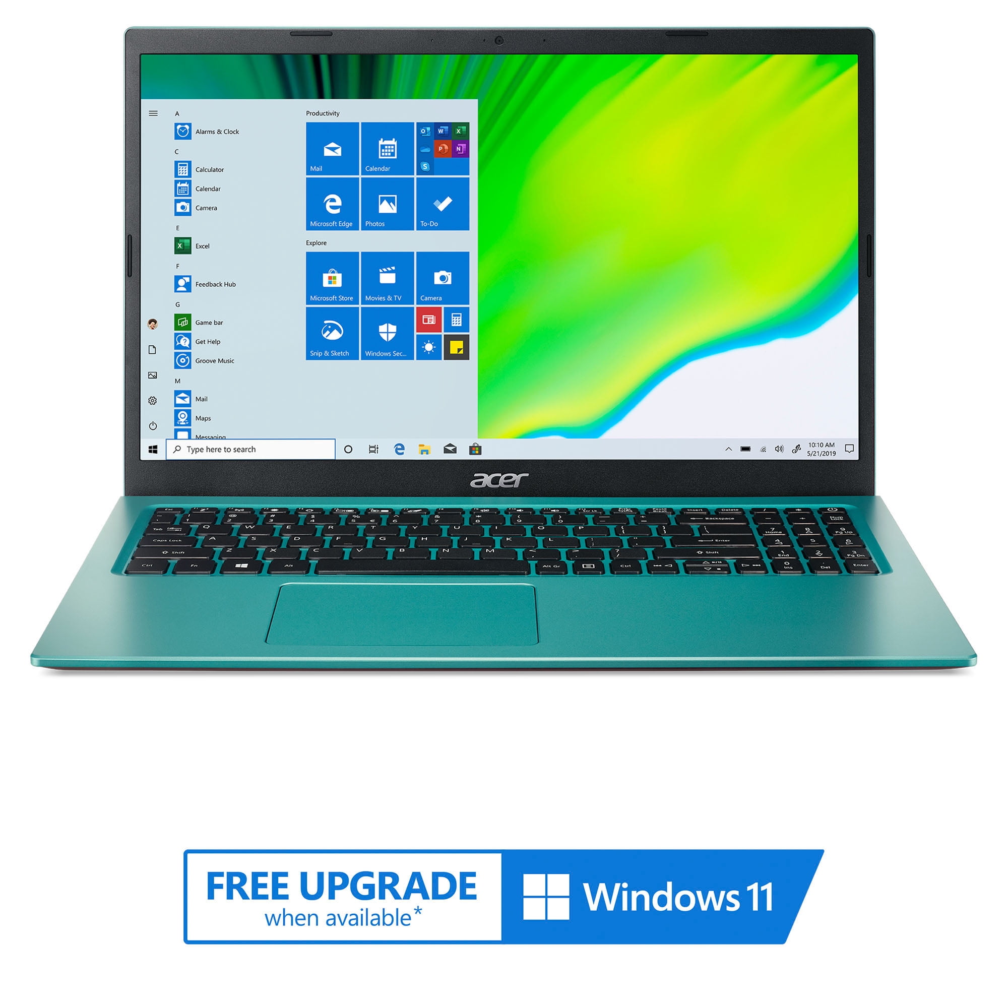 Restored Acer A115-32-C44C Aspire 1 15.6 FHD Laptop Celeron N4500 1.1GHz Intel  UHD Graphics 4GB RAM 128GB SSD Windows 10 Home in S Mode Electric Blue  (Refurbished) 