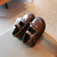 thumbnail image 6 of Viluyesy Girls Mary Jane Flats - Toddler Baby Soft Sole Leather Dress Shoes With Bow Princess Party Wedding Spring Summer Brown Size 12.5, 6 of 10