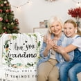 thumbnail image 5 of Grandma Blanket I Love You Blanket for Grandma Soft Grandma Throw Blanket 60" x 50", White, 5 of 6
