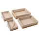 thumbnail image 1 of Bandeja tejida a mano cesta de almacenamiento tejida de gran capacidad duradera 4 piezas para sala de estar ANGGREK Otros, 1 of 8