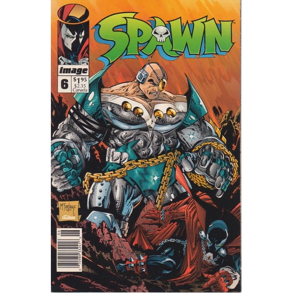 Spawn #6 (Newsstand) VF ; Image Comic Book