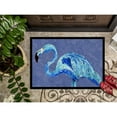 thumbnail image 3 of Carolines Treasures 8873MAT Flamingo On Slate Blue Doormat 18x27 27"L x 18"W multicolor, 3 of 4
