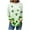 Green-B, variant on Wdfiry Womens St Patricks Day Shirts Long Sleeve Shamrock Clover Green Crew Neck Tee Shirts Lucky Tops Plus Size Graphic Casual Tunic Tops