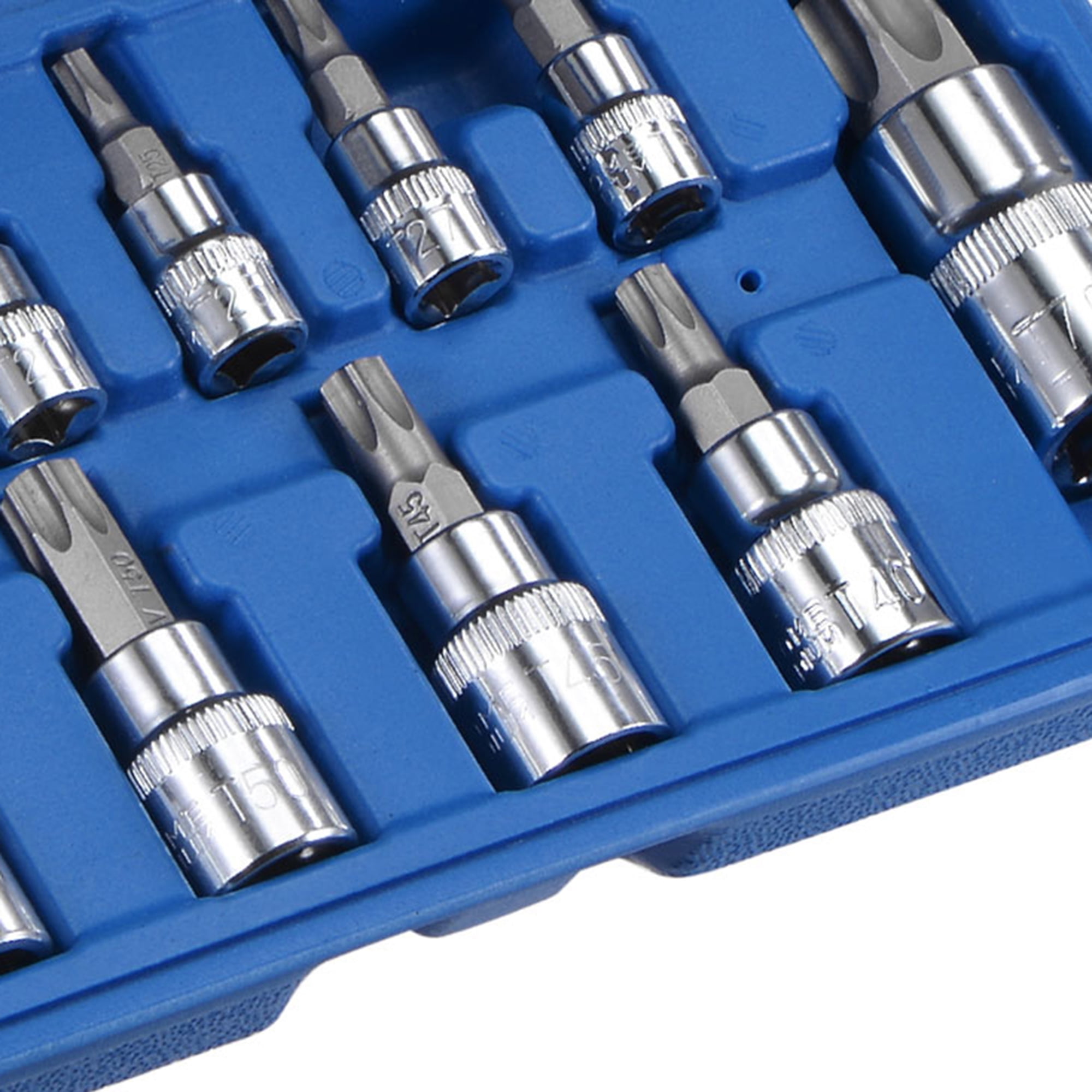 Uxcell T8 - T70 Torx Bit Socket Set, CR-V Bits & Sockets (For Hand Use Only)
