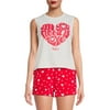 The Beatles All You Need Is Love Tank Top and Shorts Set, 2-Piece