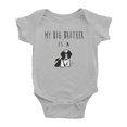 thumbnail image 1 of My Big Brother Is A Shih Tzu Dog Funny Baby Bodysuit, 1 of 5