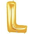 thumbnail image 2 of 40 Inch Megaloon Gold Letter L Balloons - Wholesale Multi-Colored, 2 of 3