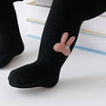 thumbnail image 4 of JUMESG Girls Tights Soft Tights Toddler Seamless Leggings Tights for Baby Girls Winter Knit Warm Pants Stockings (Black,4-6 Years), 4 of 4