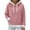 Pink, variant on BLVB Women's Christmas Oversized Hoodies Drawstring Fleece Sweatshirts Holiday Pullover with Pocket