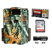 Browning Strike Force HD Pro X Trail Game Camera Bundle Includes 32GB Memory Card, 8 AA Batteries and J-TECH Card Reader (20MP) | BTC5HDPX