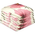 thumbnail image 4 of GZHJMY Pink Flowers Kitchen Towel, Dish Towels Quick Drying Tea Towels Absorbent Hand Towels for Kitchen Sink Dinner Table 28 x 18 Inches, Set of 1, 4 of 7