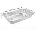 thumbnail image 4 of VeZee Durable Full Size Deep Aluminum Foil Roasting & Steam Table Pans - Best for Baking Roasting Cooking & All kind of Meal Prep for large Group:500CT, 4 of 5