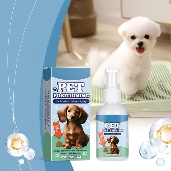 QARUN Dog Potty Training Spray Attractant 50Ml Fast Acting Puppy Toilet Behavior Corrector Indoor Outdoor Easy Training for Housebreaking Pads Grass Mats Convenient Size