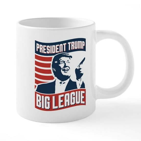 CafePress - President Trump Mugs - 20 Oz White Ceramic Mega Mug