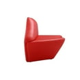 thumbnail image 4 of Manhattan Comfort Kiss Faux Leather 2-Seater Loveseat in Red, 4 of 9