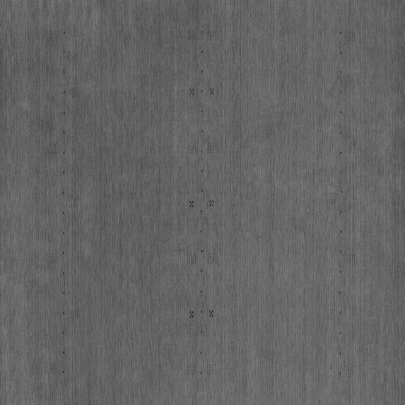 Ahgly Company Indoor Square Abstract Gray Contemporary Area Rugs, 3' Square