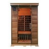 ALEKO SD2PRUT 2-Person Canadian Red Cedar Indoor Dry Infrared Sauna with 8 Carbon Fiber Heaters