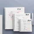 thumbnail image 2 of LNGOOR 1pc 80-Sheet Coil Notebook With PP Cover  Horizontal Line Grid Inner Page Spiral Hardcover Waterproof For Student Or Business Notepad Stationery A5/B5 5.9 X 8 Inch 7.2 X 10 Inch, 2 of 7