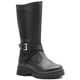 thumbnail image 5 of Botas Caña Alta Para Niña Yuyin Con Cintas Brillos Plataforma 3 Cm negro 15, 5 of 6