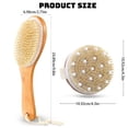 thumbnail image 3 of Hgesaa Wooden Dry Body Brushes With Natural Sisal –Skin Care Brushes For Smooth And Skin Massage And Bath Brush, 3 of 9