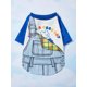 thumbnail image 1 of PETSIN 2pcs Cloud Series Rainbow 'good Day' Printed Pet T-shirts, 1 of 5