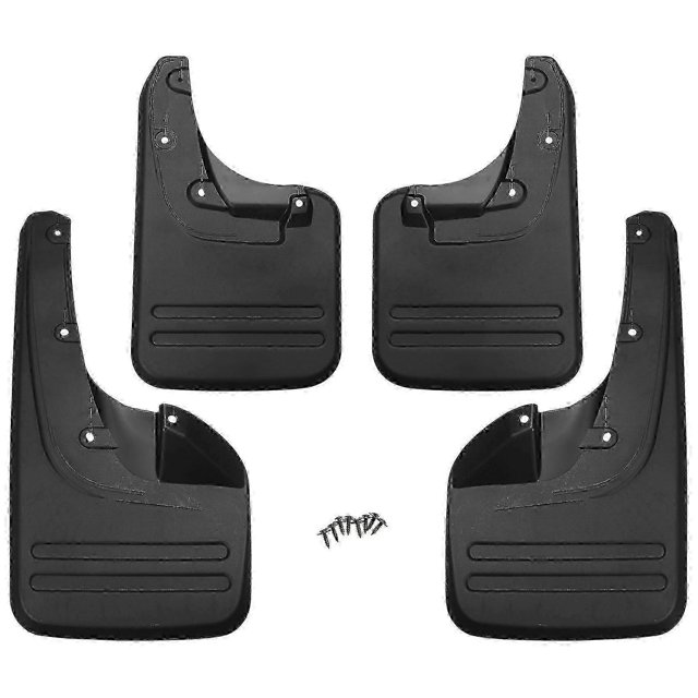 4x Front & Rear Mud Flaps Splash Guards-Fender for Toyota Hilux Vigo 2005 - 2014 Plastic Direct Bolt Installation Exterior Parts