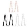 thumbnail image 1 of 3 Pairs Women Bra Shoulder Straps Replacement Lace Decor Bra Strap Accessory, 1 of 8