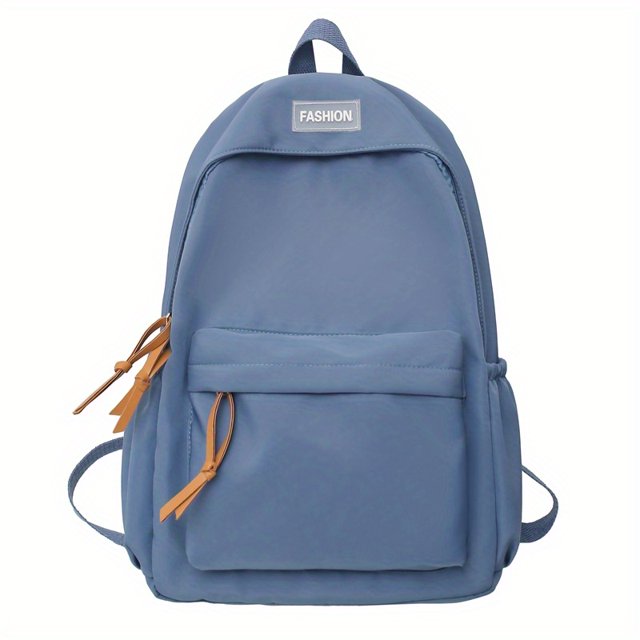 Mochila preppy de gran capacidad, mochila de regreso a la escuela universitaria, mochila de viaje informal y mochila para estudiantes
