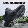 thumbnail image 3 of CHICVOMEY Women's Waterproof Rain Boots Anti-Slip Ankle Boots for Gardening Fishing Farming Boating Outdoor Work Traction Sole Short Rain Boots for Women & Men, 3 of 7