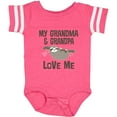 thumbnail image 3 of Inktastic Grandma and Grandpa Love Me Sloth Girls Baby Bodysuit, 3 of 5