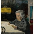 thumbnail image 3 of Arnold Peter Weisz-Kubínčan 20x21 Black Modern Framed Museum Art Print Titled - Reading Old Lady (1925), 3 of 5