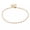 Orange, variant on Stainless Steel Chain Anklets Bracelet Enamel Blue Red Green Gold 9" 2Mm P279