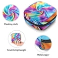 thumbnail image 3 of Tie Dye Sanitary Bags Period Purse Small Lipstick Pouch for Purse Travel Makeup Pouch for Women - Stylish Organizer for Your Sanitary Products, 3 of 6