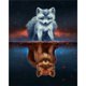thumbnail image 1 of Hilo bordado sombra zorro punto de cruz completo 11CT algodón DIY impreso Kits regalo FLhrweasw Nuevo, 1 of 9