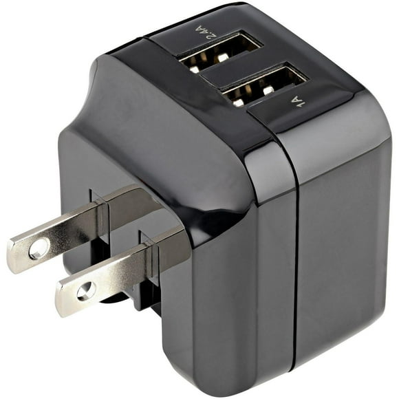 StarTech 2 Port USB Wall Charger - USB2PACUBK
