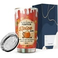 thumbnail image 6 of The Season for Pumpkin Spice Tumbler 20Oz - Pumpkin Halloween Tumbler 20Oz Pack 1 - Stainless Steel Travel Tumbler - Halloween Cup Gift for Men, Women, Friends, 6 of 6