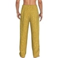 thumbnail image 3 of Xecao Gold Shiny Men's Straight Lounge Pajama Pants: The Ultimate in Comfortable Sleepwear, 3 of 9