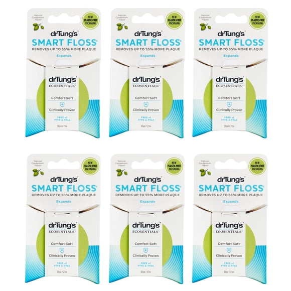 Dental Floss Smart Floss, 30 ml, sabor a cardamomo natural de DrTung