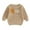 Khaki, variant on Musuos Baby Girl Autumn Sweater, 9 12 18 24M Flower Letter Pattern Long Sleeve Round Neck Knitwear Pullover