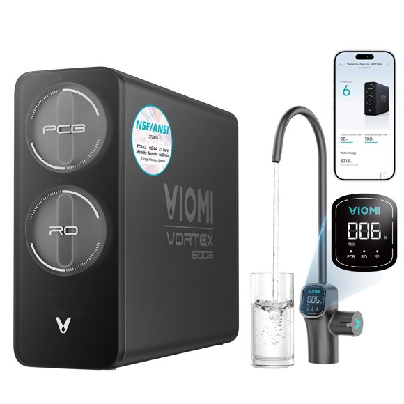 Sistema de ósmosis inversa VIOMI V6 Pro 600 GPD de 9 etapas