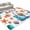 Blue, Orange, Pink, variant on 2'x6' Rug Runners for Hallways Kitchen, Summer Beach Non Slip Entryway Beside Floor Carpet Runner, Ocean Shells Starfish Bag Stripe Rainbow Washable Laundry Room Bedroom Throw Rugs Mat for Family Pet