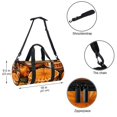 thumbnail image 5 of Thanksgiving DuffleBag 17.7" with Shoe Bag, Sports Bag, Soccer Bag, Luggage Bag - Zipper Pocket, Large Capacity, 5 of 6