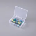 thumbnail image 6 of 1/5pcs Square Plastic Storage Box Transparent Acrylic Flip Cover Dustproof Mini Case Pill Jewelry Packaging Display Container 1pcs-Style01, 6 of 6