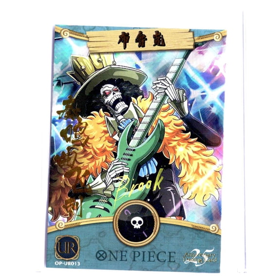 Collectible One Piece 25th Anniversary Trading Card Brook Holofoil HOLOFOIL #OP-UR013 (English)