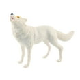 thumbnail image 2 of sunsanly White Wolf Model Vivid Look Simulated Wild Animal Miniature Figurine Ornament PVC Animal Figurine Mini TV Table Ornament Model Gift, 2 of 8
