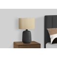 thumbnail image 2 of Monarch Specialties I 9635 LightingTable Lamp, Black Ceramic, Beige Shade, Contemporary, 2 of 7