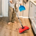 thumbnail image 1 of OULII Rotating Floor Sweeper Rectangular Red Cleaning Tool for Home Daily Use 1Pack, 1 of 7
