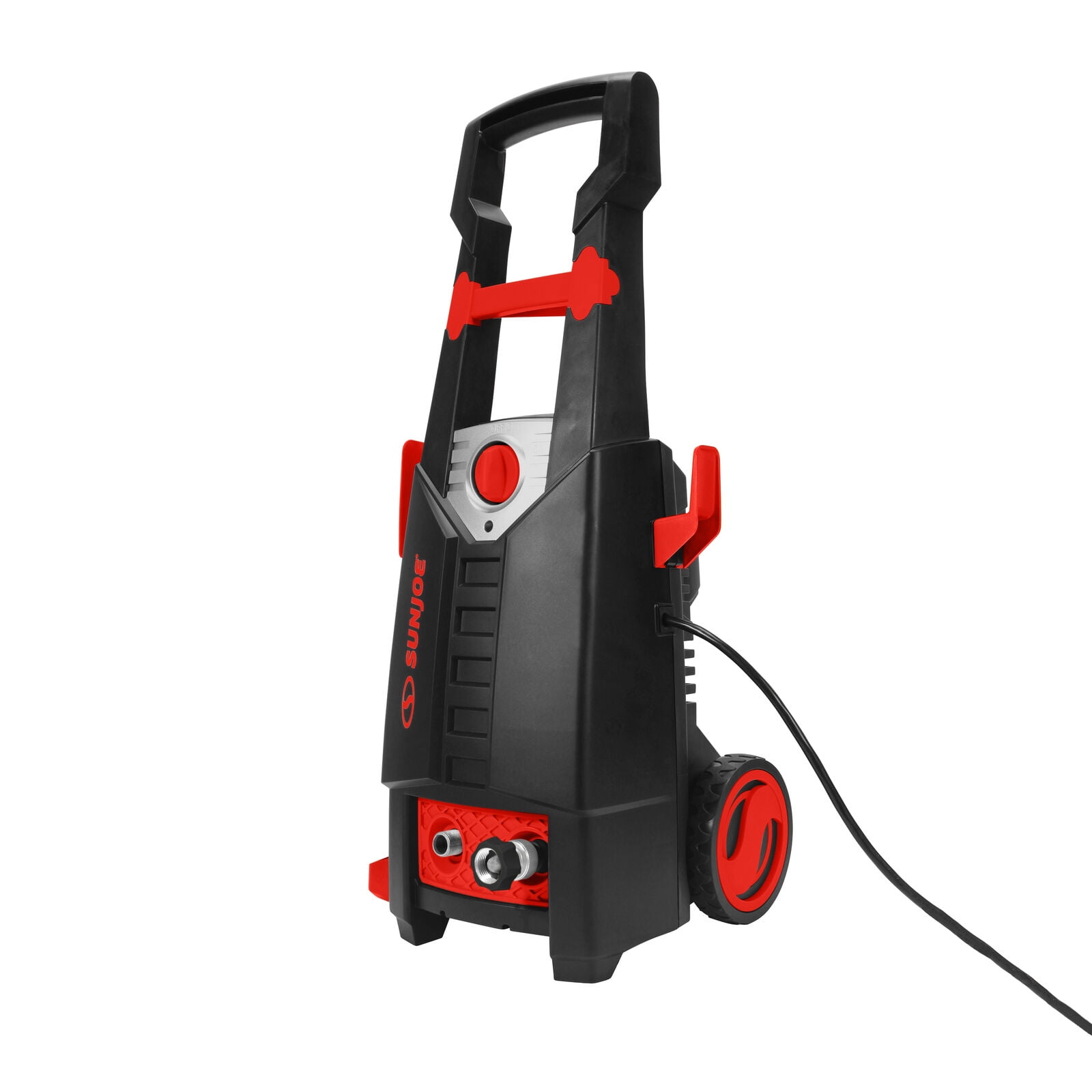 Restored Premium Sun Joe SPX2596 RED Electric Pressure Washer W 34oz Foamer Splashguard 3 Spray nozzles 2100 PSI MAX 1.8 GPM MAX Red