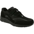 thumbnail image 1 of Men's SAS JV Hook and Loop Sneaker Black Suede Leather 6.5 M, 1 of 5